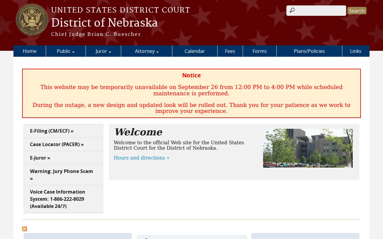 Pawnee County most wanted records, federal court location context